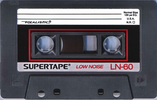 Compact Cassette SUPERTAPE LN 60 "44-602" Type I Normal 1988 USA