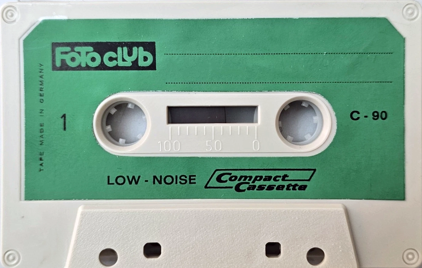 Compact Cassette Foto club 90 Type I Normal Spain