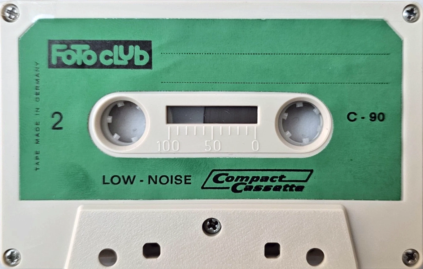 Compact Cassette Foto club 90 Type I Normal Spain