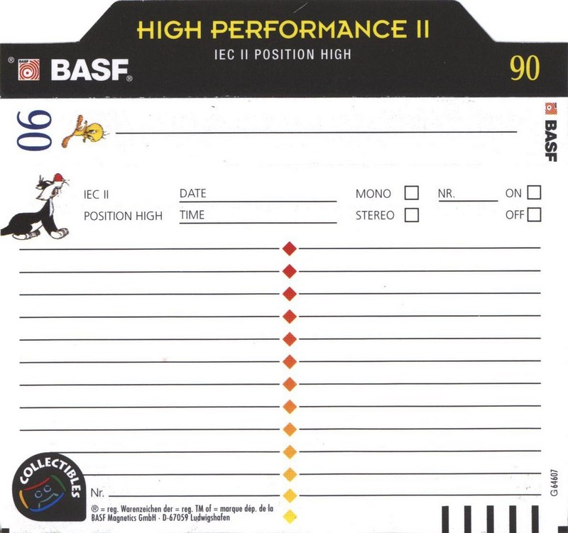 Compact Cassette: EMTEC BASF - High Performance II 90