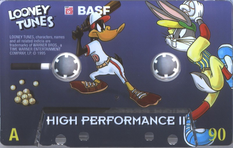 Compact Cassette BASF High Performance II 90 "Looney Tunes" Type II Chrome 1997 Europe