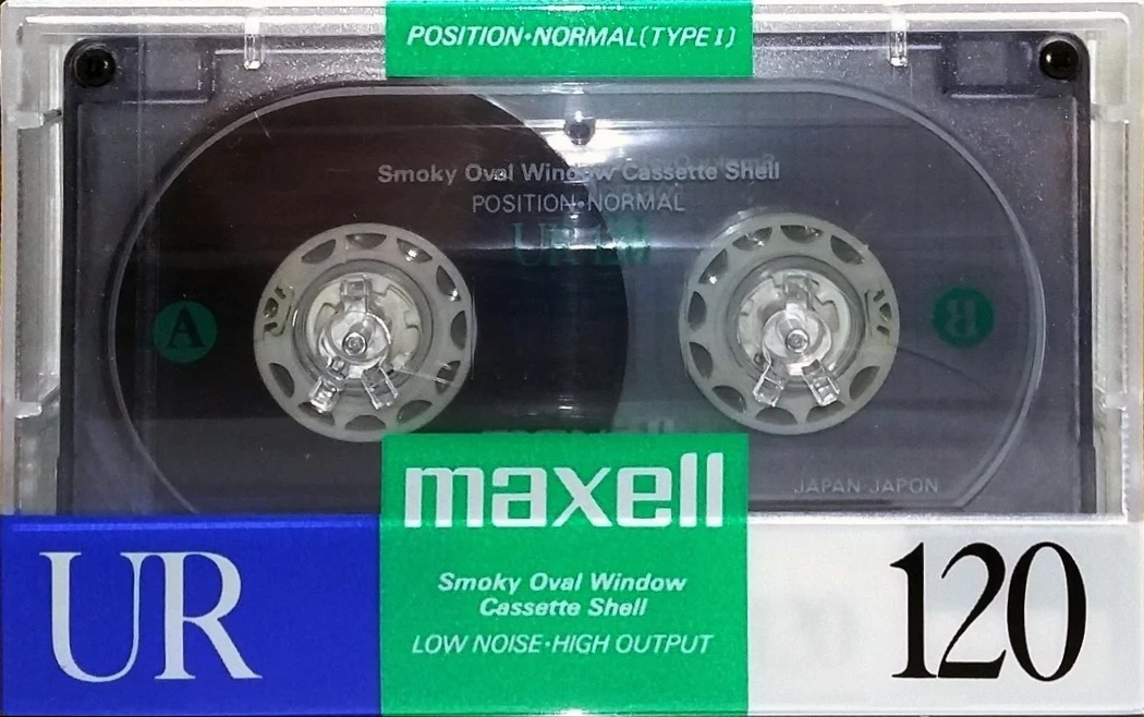 Compact Cassette Maxell UR 120 Type I Normal 1988 Japan