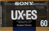 Compact Cassette Sony UX-ES 60 Type II Chrome 1988 Europe