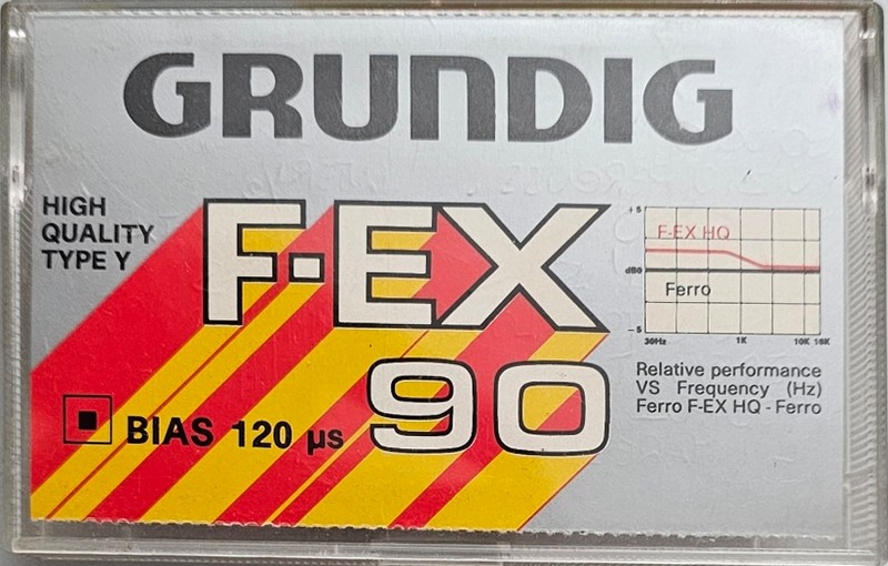 Compact Cassette Grundig F-EX 90 Type I Normal 1980 Unknown Country
