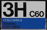 Compact Cassette Columbia 3H 60 Type I Normal 1976 Japan