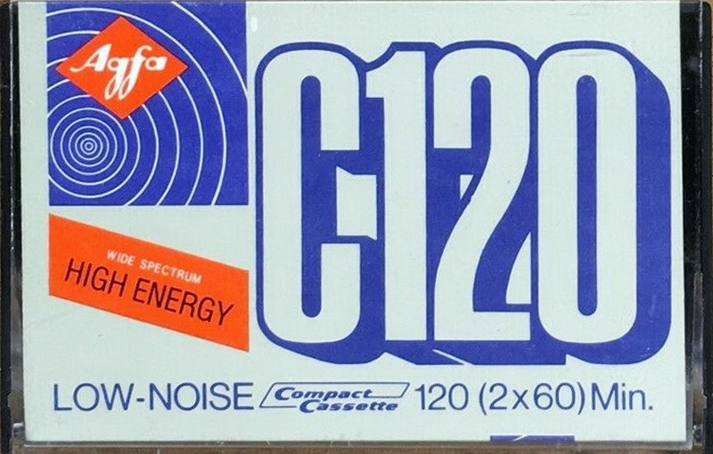 Compact Cassette AGFA High Energy 120 Type I Normal 1975 South Korea
