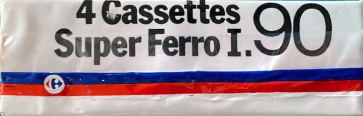 4 pack Carrefour Super Ferro I 90 "Super Ferro I" Type I Normal 1985 France