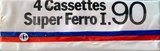 4 pack Carrefour Super Ferro I 90 "Super Ferro I" Type I Normal 1985 France