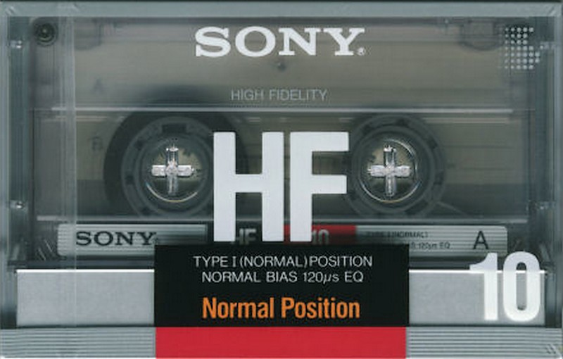 Compact Cassette Sony HF 10 Type I Normal 1988 Japan