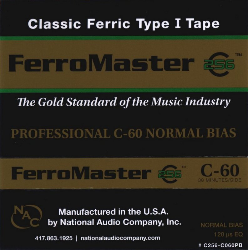 Compact Cassette NAC 60 Type I Normal 2018 USA