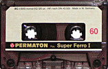 Compact Cassette Permaton Super Ferro I 60 Type I Normal 1980 Germany