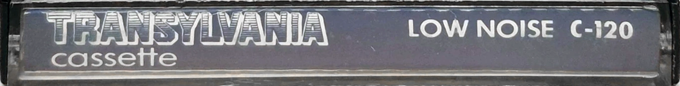 Compact Cassette Transylvania 120 Type I Normal 1980 Hong Kong