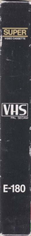 VHS, Video Home System Super 180 Type I Normal Europe