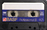 Compact Cassette BASF Professional III 90 Type III Ferro Chrome 1980 USA