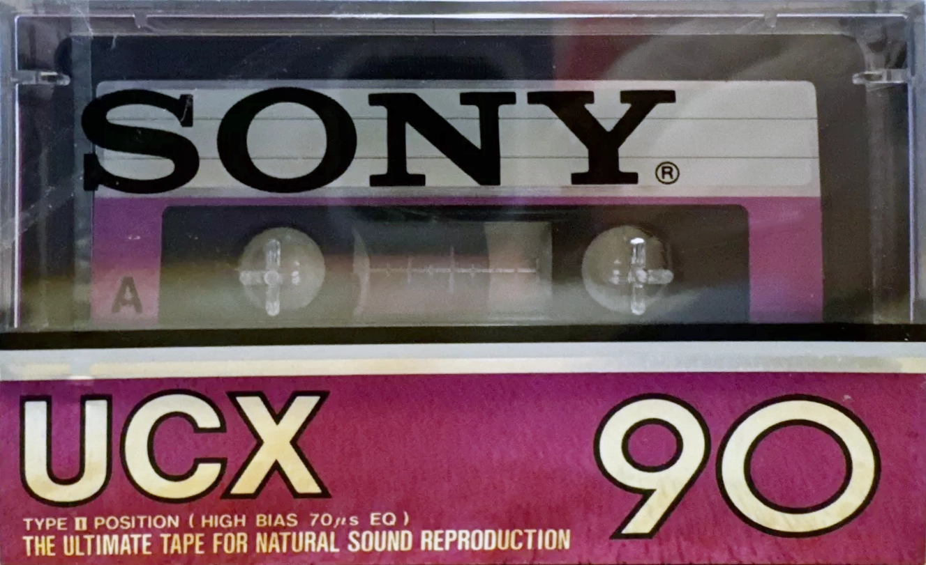 Compact Cassette Sony UCX 90 Type II Chrome 1982 USA