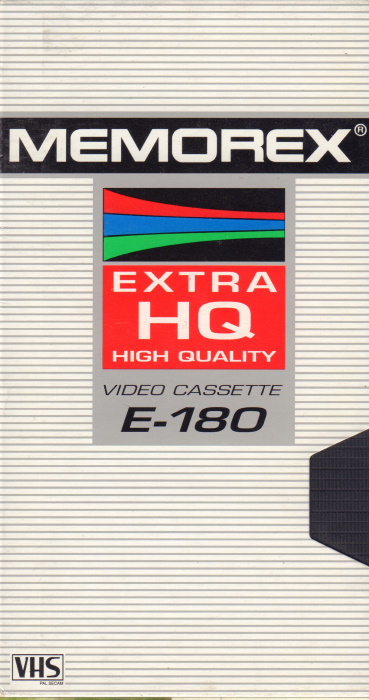 VHS, Video Home System:  Memorex - Extra HQ 180