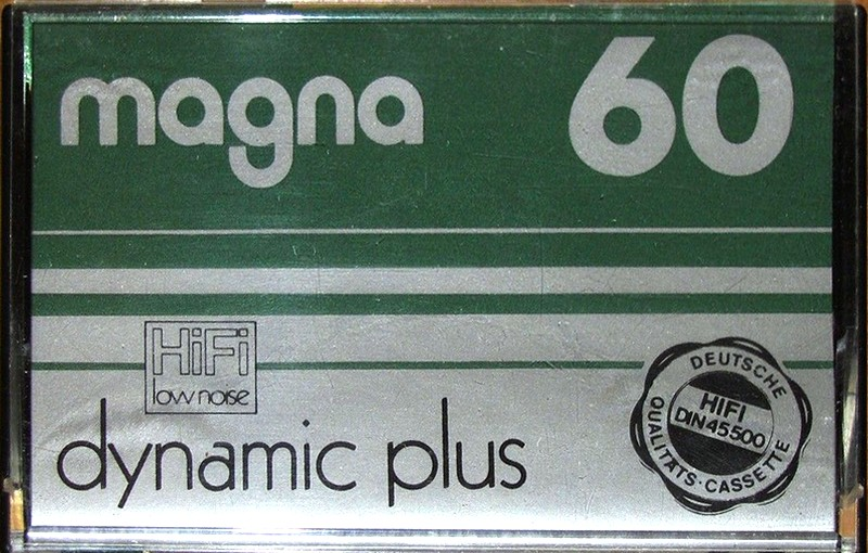 Compact Cassette Magna Dynamic Plus 60 Type I Normal 1980 Europe