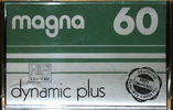Compact Cassette Magna Dynamic Plus 60 Type I Normal 1980 Europe