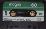 Compact Cassette Magna Dynamic Plus 60 Type I Normal 1980 Europe