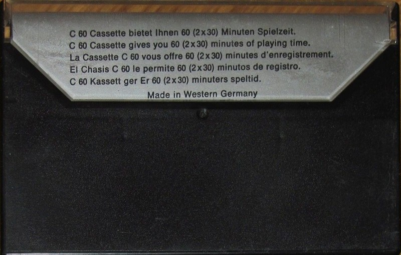 Compact Cassette Magna Dynamic Plus 60 Type I Normal 1980 Europe