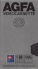 VHS, Video Home System AGFA 60 Type I Normal 1980 Europe