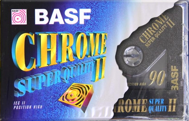 Compact Cassette BASF Chrome Super Quality II 90 Type II Chrome 2000 Europe