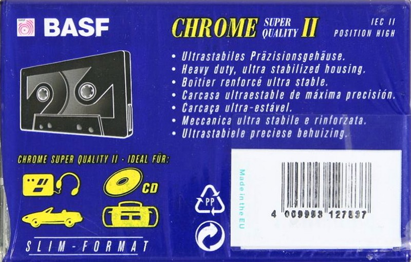 Compact Cassette: BASF  - Chrome Super Quality II 90