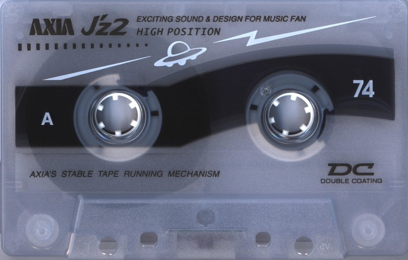 Compact Cassette AXIA J`z 2 74 "JZ2G 74" Type II Chrome 1997 Japan