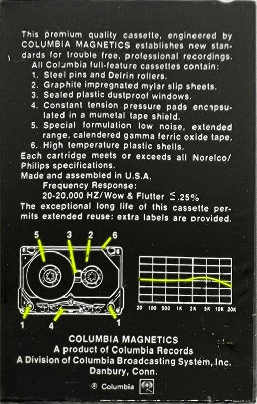 Compact Cassette: Unknown Columbia -  90