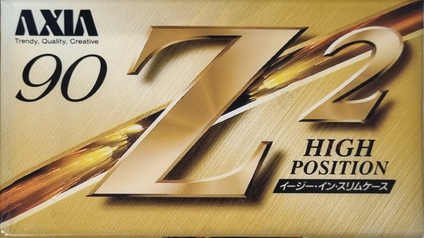 Compact Cassette AXIA Z2 90 Type II Chrome 1995 Japan