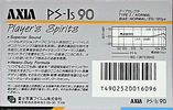 Compact Cassette AXIA PS-Is 90 Type I Normal 1987 Japan