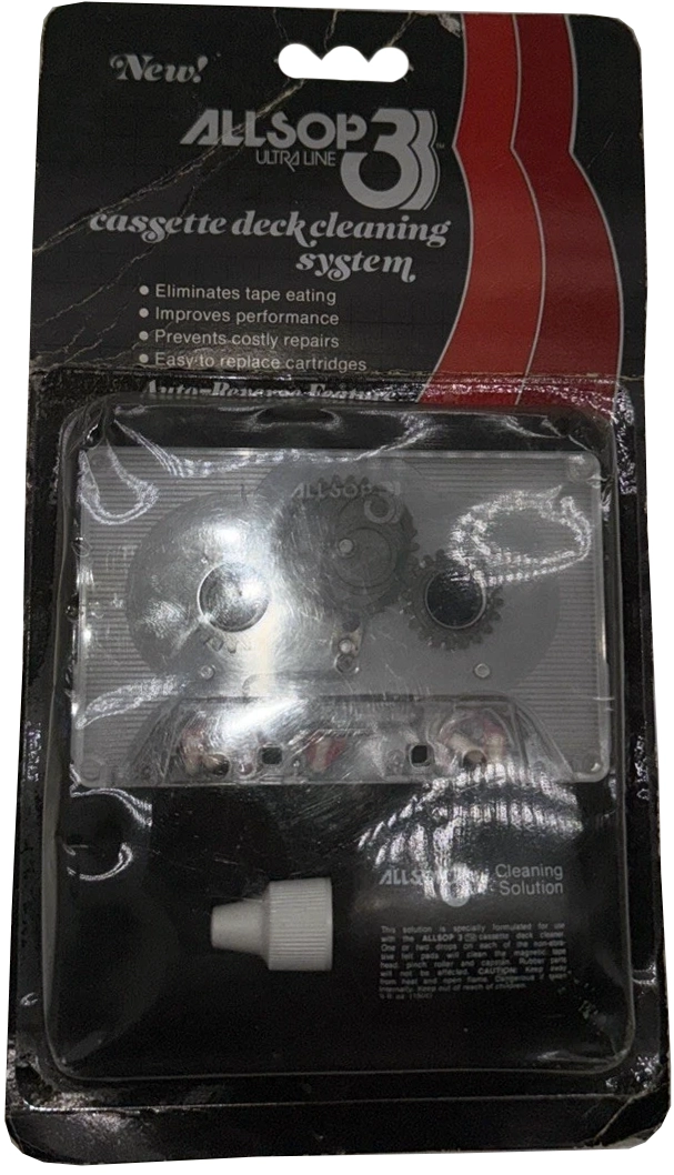 Blister Allsop Cleaning Cassette 1987 USA