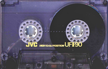 Compact Cassette JVC UFII 90 Type II Chrome 1990 North America