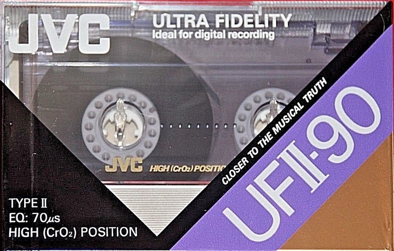 Compact Cassette:  JVC - UFII 90