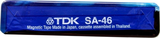 Compact Cassette TDK SA 46 "SA-46" Type II Chrome 1997 Worldwide
