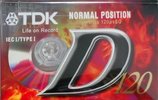 Compact Cassette TDK D 120 "D-120EB" Type I Normal 2010 Worldwide