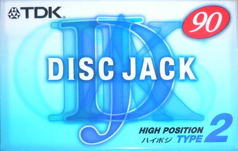 Compact Cassette TDK DJ2 Disc Jack 90 "DJ2-90F Disc Jack" Type II Chrome 1999 Japan