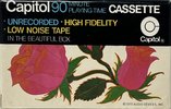 Compact Cassette Capitol Psychedelic Flowers 90 Type I Normal 1970 USA