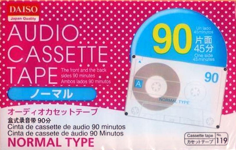 Compact Cassette:  Daiso -  90