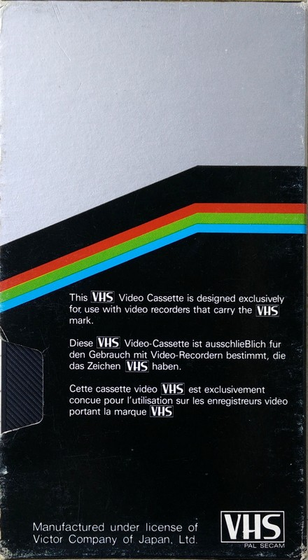 VHS, Video Home System:  YKI -  180