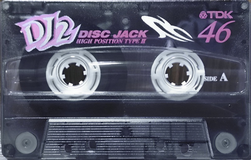 Compact Cassette TDK DJ2 Disc Jack 46 "DJ2-46A" Type II Chrome 1998 Japan