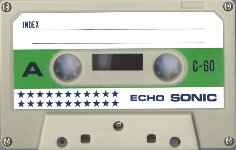 Compact Cassette Echo Sonic 60 Type I Normal Japan