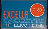 Compact Cassette Excella 60 "black" Type I Normal Hong Kong