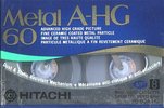 Video8, Hi8, Digital8 Hitachi 60 "Metal A-HG" Type IV Metal 1993 North America
