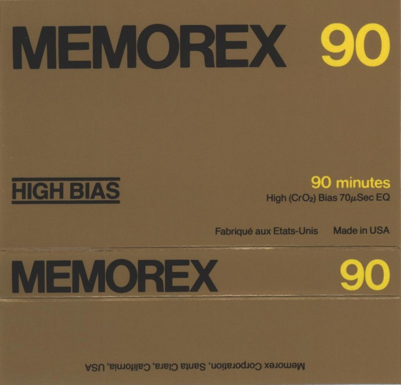 Compact Cassette: Memorex  - High Bias 90