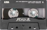 Compact Cassette AXIA J`z Metal 46 "JZMB 46" Type IV Metal 1993 Japan