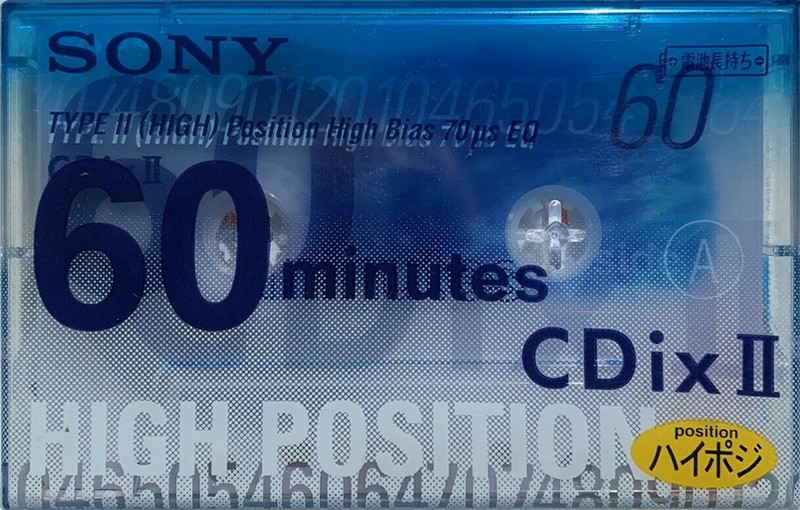 Compact Cassette: Sony  - CDix II 60