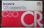 Compact Cassette Sony CR 60 Type II Chrome 1973 Japan