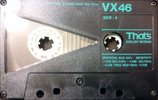 Compact Cassette Thats VX 46 Type II Chrome 1987 Europe