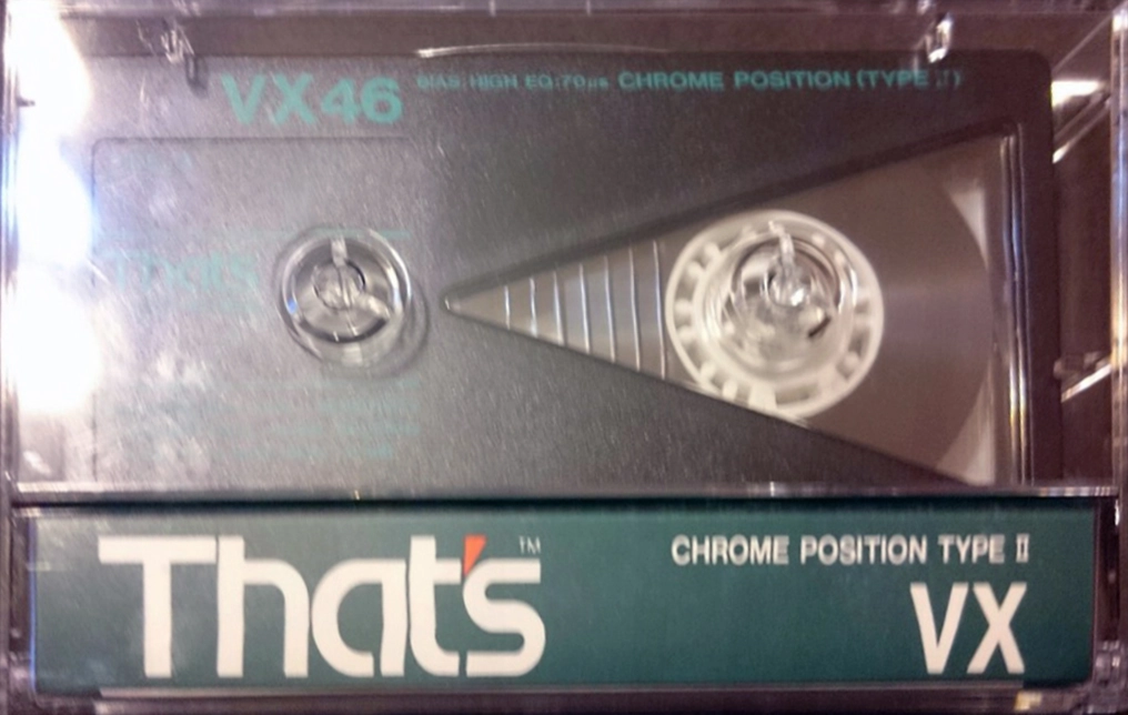Compact Cassette Thats VX 46 Type II Chrome 1987 Europe